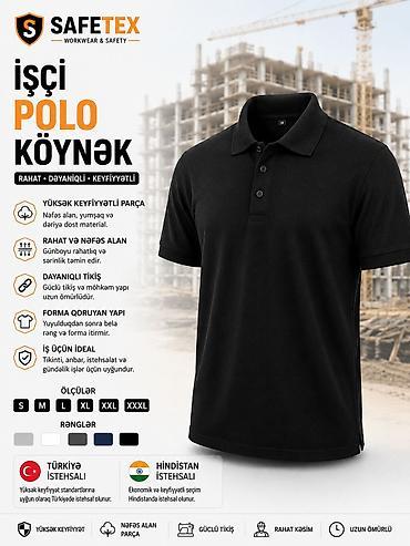 желтые мужские футболки: SAFETEX İşçi Polo Köynək Xüsusiyyətlər: - Yüksək keyfiyyətli parça — 4