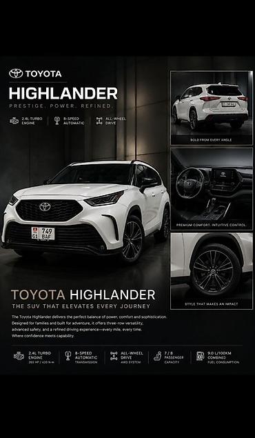 baf: Toyota Highlander: 2022 г., 2.5 л, Автомат, Гибрид, Кроссовер — 7