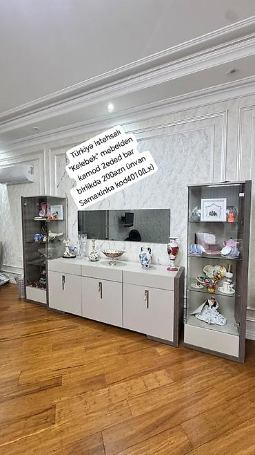 Türkiyə istehsalı "Kelebek" mebelden kamod 2eded bar birlikdə 200azn