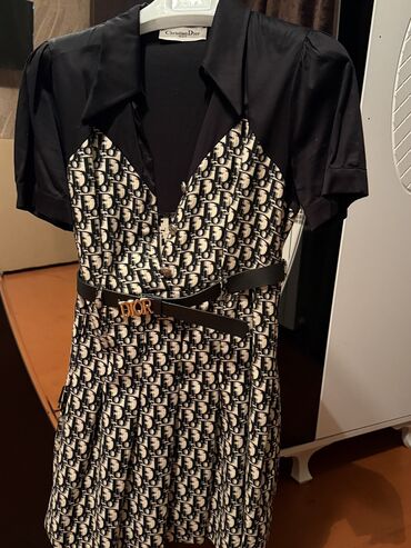 женское платье с воланом: Вечернее платье, Макси, New Yorker, M