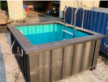 Hovuzlar: Konteyner hovuzlar sifarişlə hazırlanır ölçü seçimi var fiber hovuzlar — 4