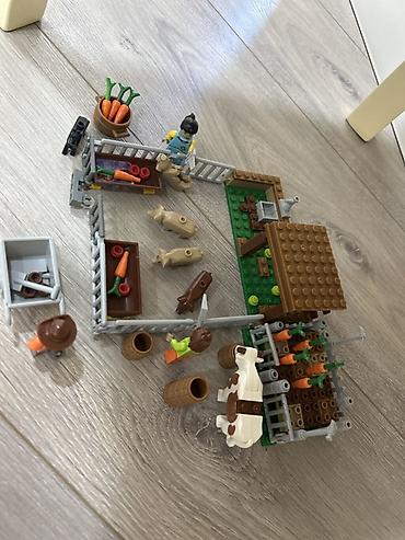 qala oyuncaq dəsti: LEGO ferma oyuncağı (original deyil)– heyvan və tərəvəzli oyun dəsti — 2
