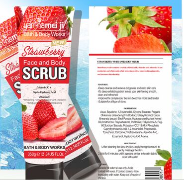 день и ночь для похудения: ❄️ Солевой скраб для лица и тела Strawberry Rich bubble Face &