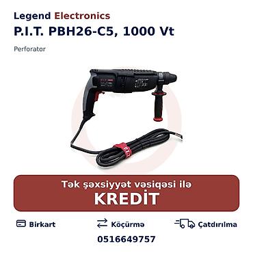 kreditle drel: Elan başlığı: Perforator P.I.T. PBH26-C5, 1000 Vt Elan mətni: P.I.T — 1