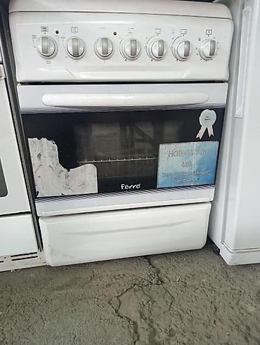 Ашкана техникасы: Газовая плита Ferre с духовкой - Рабочая поверхность: 4 газовые — 3