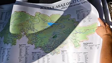 текстиль шторы: Кыргыз Республикасынын карталары. Заказ менен чыгарып беребиз — 4