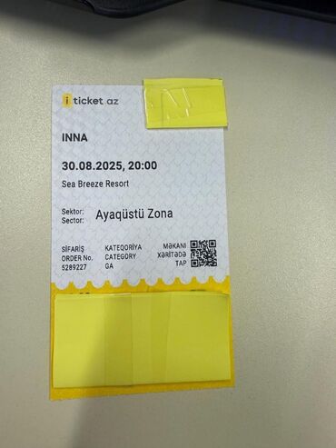 karabağ lyon bilet: ✅Inna bilet satili Fanzone ve Golden Circle DM✅
Ən ucuz