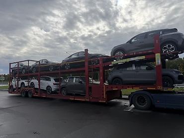 трал автовоз: Автовоз-полуприцеп для перевозки легковых автомобилей - Двухъярусная — 3