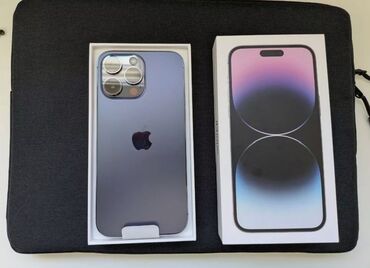 iphone 14 pro max satilir: IPhone 14 Pro Max, 128 GB, Deep Purple