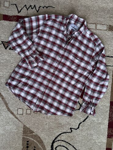 мужские рубашки клетчатые: Рубашка M (EU 38), цвет - Красный