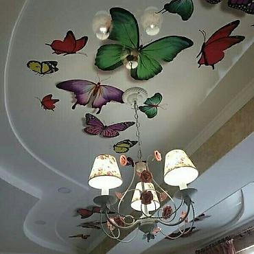 Натяжной потолок: Натяжной потолок Глянцевое, Матовое, 3D потолки Гарантия, Бесплатная консультация, Бесплатный замер — 8