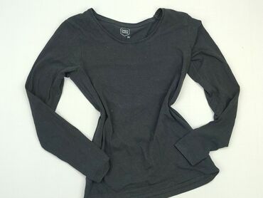 czarne bluzki na długi rekaw: Blouse, M (EU 38), condition - Good