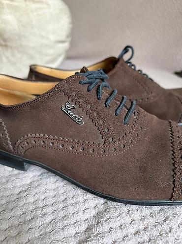 Ayaqqabılar: Туфли мужские замша,внутри кожа бренд Gucci Gucci ayaggabi (az — 2