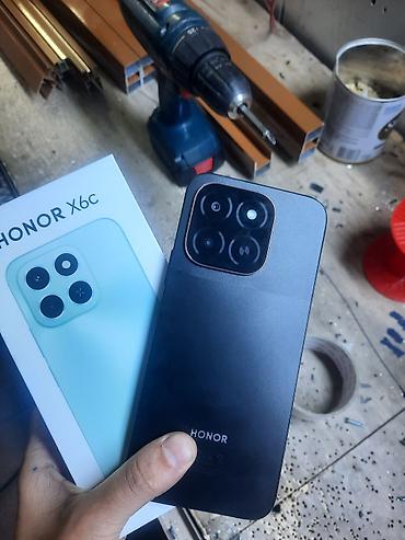 umico telefon honor: Honor X6c, rəng - Qara — 1
