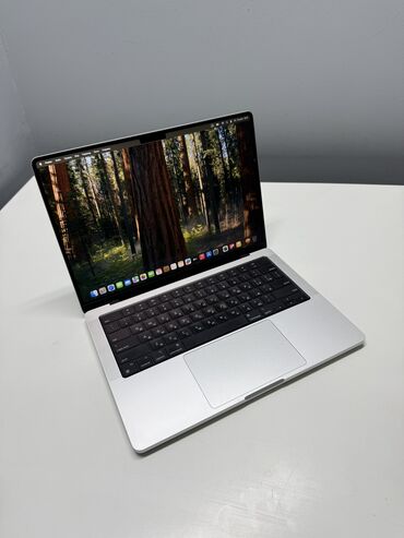 дешевый ноутбук: Ноутбук, Apple, 16 ГБ ОЭТ, Apple M1 Pro, 14.3 ", Колдонулган, Жумуш, окуу үчүн, эс тутум NVMe SSD