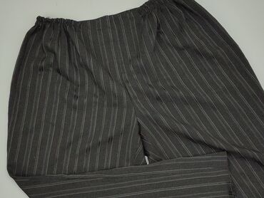 czarne bluzki dekolt w łódkę: Material trousers, 4XL (EU 48), condition - Good