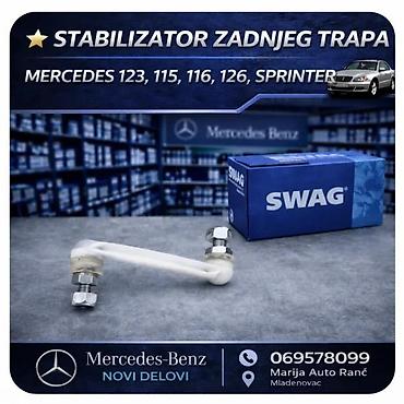 Sistem upravljanja i oslanjanja: STABILIZATOR ZADNJEG TRAPA MERCEDES SPRINTER | Stabilizator — 2