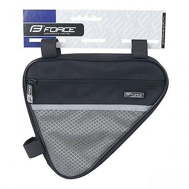 Dodaci za bicikl: TROUGLASTA TORBICA FORCE CLASSIC ECO CRNO-SIVA | Torbica se — 4