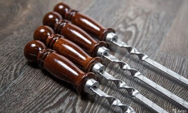 Шампуры: Шампуры для шашлыка и люля-кебаб из нержавеющей стали AISI 430 с at lalafo.kg — 2 Шампуры: Шампуры для шашлыка и люля-кебаб из нержавеющей стали AISI 430 с — 2