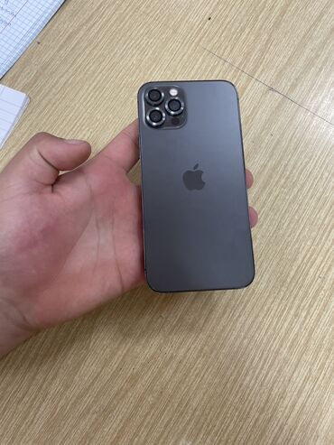 Apple iPhone: IPhone 12 Pro, Б/у, 128 ГБ, Graphite, Чехол, 78 %