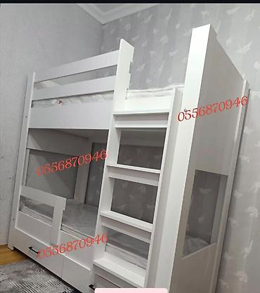 termo mebel: Oğlan və qız üçün, Yeni, Çarpayı, Matras ilə, Siyirməli, Laminat — 9