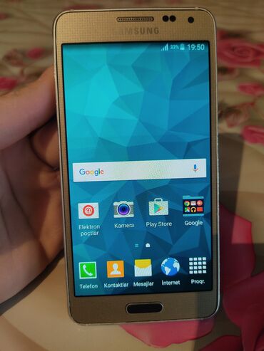 naxcıvan telefon elanları: Samsung Galaxy Alpha, 32 GB, rəng - Qızılı, Sensor