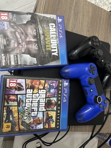 Video oyunlar üçün aksesuarlar: Sony PlayStation 4 Slim oyun konsolu - PS4 Slim - 2 ədəd original