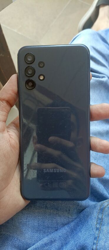 Samsung: Samsung Galaxy A13, 32 GB, rəng - Qara, Barmaq izi, İki sim kartlı, Face ID