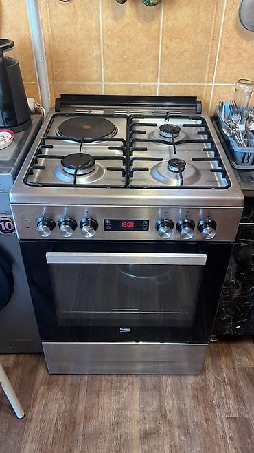 bos mini: Комбинированная плита, Beko, Б/у, Напольная, Механическая, Полная оплата — 1