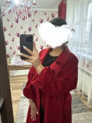 женские зимние куртки бишкек: Пальто, Классика, Зима, Длинная модель, Без подкладки, L