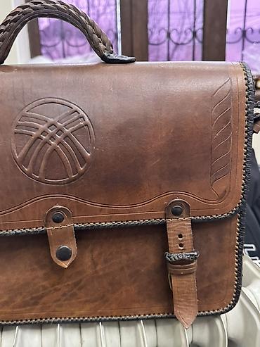 Портфели: Кожаный портфель ручной работы Кожа толстая 🐂, материал качественный — 6