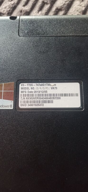 realme gt 5 pro цена в бишкеке: Ноутбук, Acer, 8 ГБ ОЗУ, Intel Core i7, 16 ", Б/у, Для работы, учебы, память HDD + SSD