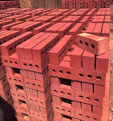 Строительный кирпич: Пустотелый, дырчатый, Жженый кирпич, Полублок, 250×120×88 — 3