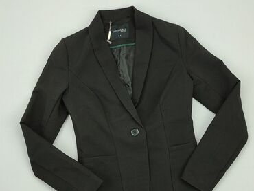 czarne bawełniany t shirty: Marynarka Damska Top Secret, XS, stan - Dobry