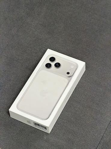 iphone 10plus: IPhone 17 Pro Max, Б/у, 512 ГБ, Белый, Коробка, 100 % — 1