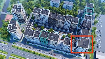 brk group: 2 комнаты, 56 м², Городское ГАИ Элитка, 11 этаж, ПСО (под самоотделку) — 3