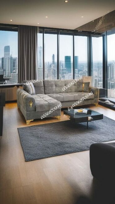 Sifarişlə divanlar: Künc divan, Qonaq otağı üçün, Parça, Bazalı, Açılan, Kitab — 7