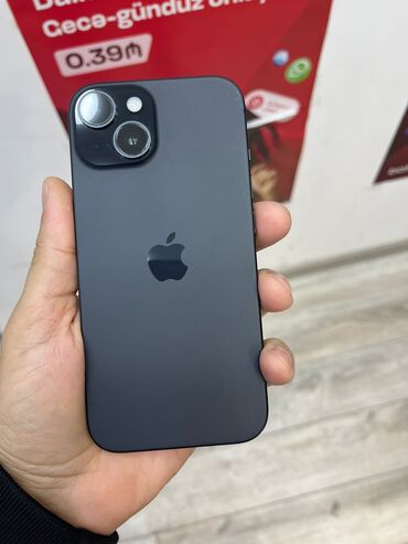 Apple iPhone: IPhone 15, 128 GB, Blue Titanium, Zəmanət, Barmaq izi, Face ID