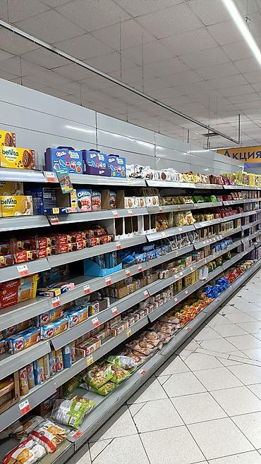 Торговое оборудование: Стеллаж Для телефонов и их аксессуаров, Лофт, 2200 см * 100 см * 60 см, 
Б/у — 2