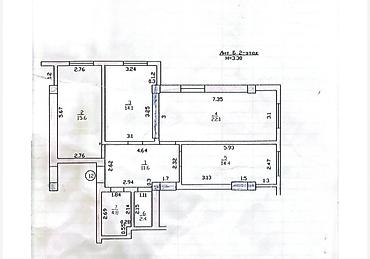 сдается московская: 3 комнаты, 83 м², Ала-Арча ТРЦ Элитка, 2 этаж, Евроремонт — 9