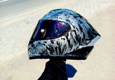 перчатки для мотоцикла: МотоШлем цвет Кованый Карбон Тонированный Визор Визор с пинами