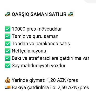 quru it yemi: Saman presi satilir istenilen sayda var yeri de 1.2 baki ve baki — 1