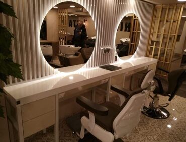 pedikür stolu: Новый, Стол для макияжа, С зеркалом