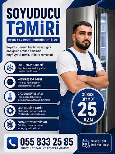 et ucun vitrin soyuducular: Soyuducu təmiri – peşəkar xidmət, uzunmüddətli həll Xidmətlər: - — 1