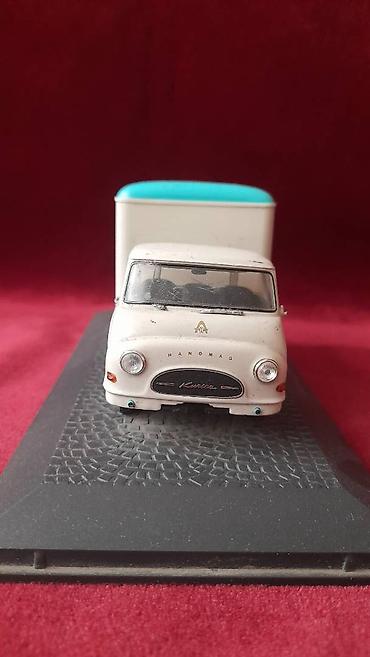 forward apache: 1960 Hanomag Kurier facility steward white green — 3