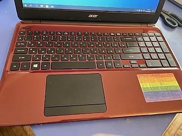 en ucuz notebooklar: Acer noutbuk – 15.6" ekranlı, qırmızı korpuslu model Xüsusiyyətlər — 2