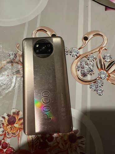irsad telefonlar qiymeti: Poco X3 Pro, 128 GB, rəng - Gümüşü, Sensor, Face ID