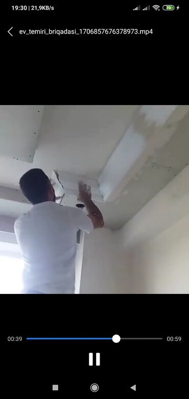 Malyar işləri: Malyar ustası cəld ve gözel iş görülür astar üz vurulması işleri -da lalafo.az — 14 Malyar işləri: Malyar ustası cəld ve gözel iş görülür astar üz vurulması işleri — 14