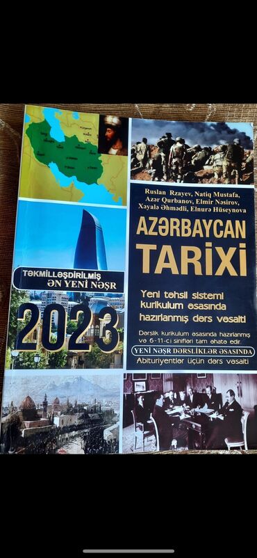 Kitablar, jurnallar, CD, DVD: Tarix. Ruslan Rzayev 2023 azərbaycan və ümumi tarix, təp təzədir, heç