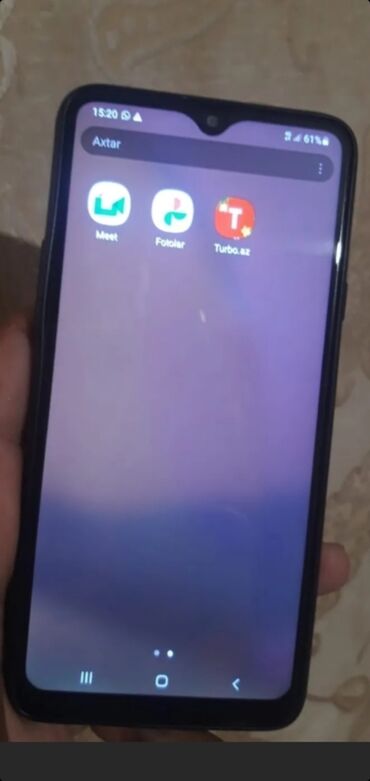 Mobil telefonlar: Samsung Galaxy A20s, 8 GB, rəng - Göy, Barmaq izi